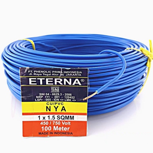 Kabel NYA Eterna 1X1.5mm, 100 Meter