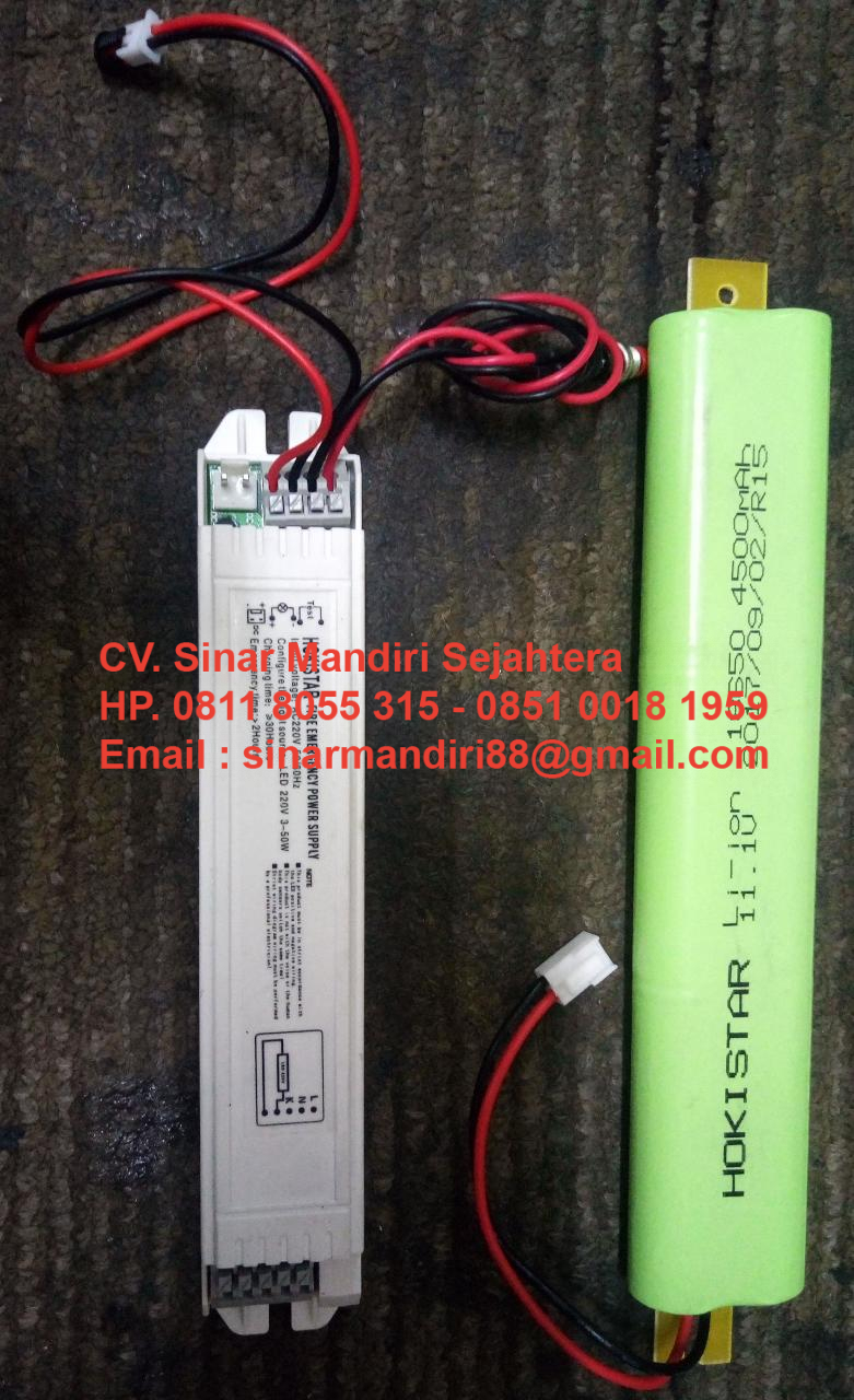 Battery Emergency untuk TL LED 4500 MAH