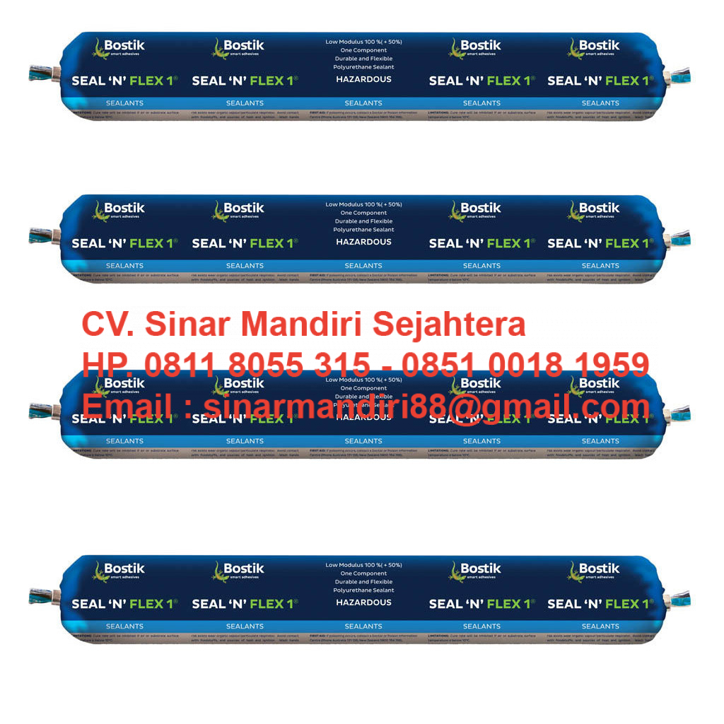 Sealant Dodol / Sosis Bostik Seal & Flex ( Grey – Black )