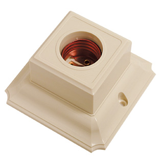 Fitting Plafon Segi Broco / Ceiling Lamp Holder Square Broco