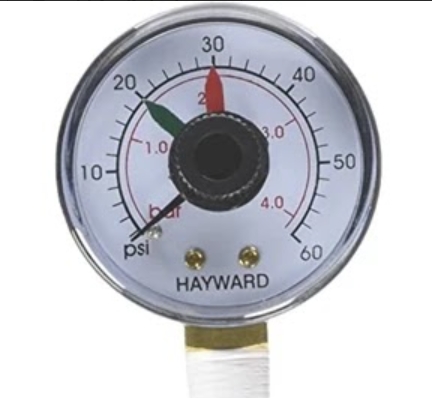 Mengukur Tekanan Gas Jadi  Mudah Karena Manometer merk Hayward