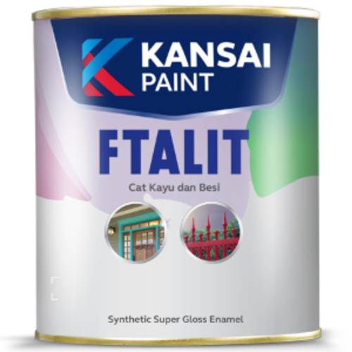 Cat Ftalit Kansai – Warna Lengkap, Hasil Mengkilap dan Tahan Lama